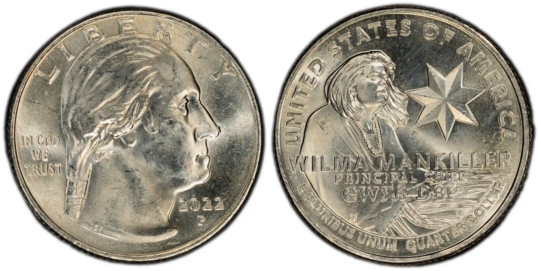 2022 P Wilma Mankiller Quarter